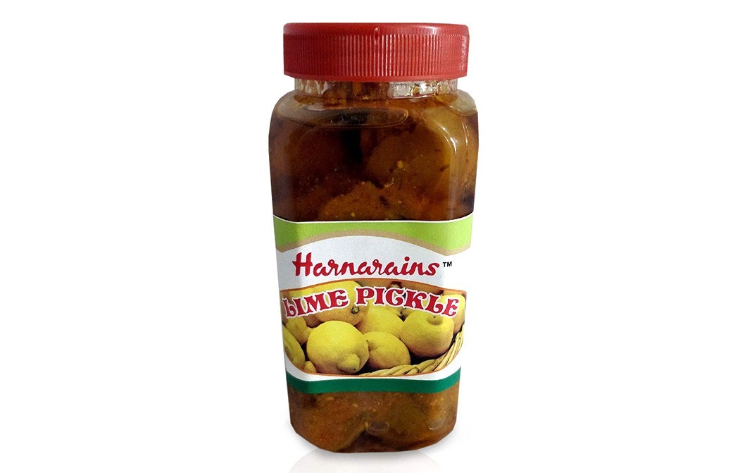 Harnarains Lime Pickle    Plastic Jar  399 grams